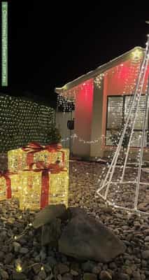 Christmas Light display at 66 Woodend Road, Sheidow Park