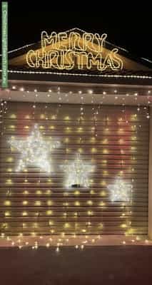 Christmas Light display at 66 Woodend Road, Sheidow Park