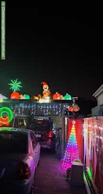 Christmas Light display at 15 Jeanette Street, Woodville Park