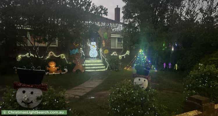 Christmas Light display at 182 Jasper Road, Bentleigh