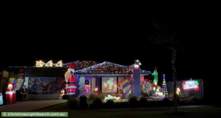 Christmas Light display at 11 Klandy Drive, Kalkallo