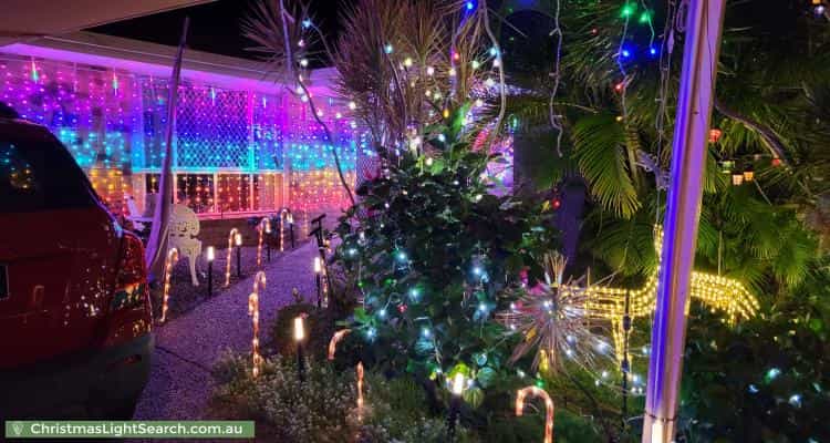 Christmas Light display at 73 Jasmin Drive, Bongaree