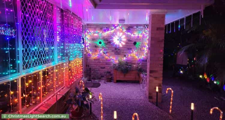 Christmas Light display at 73 Jasmin Drive, Bongaree