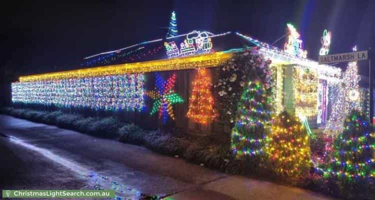 Christmas Light display at 3 Pioneer Way, Palmview