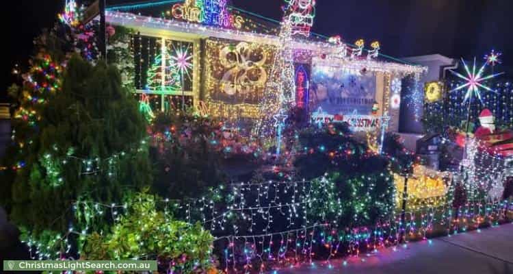 Christmas Light display at 3 Pioneer Way, Palmview