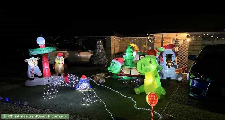 Christmas Light display at 13 Beachport Road, Seaford Rise