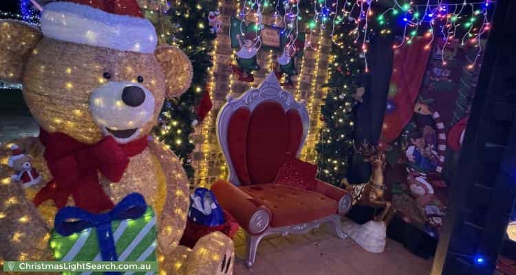 Christmas Light display at 36 Colonial Drive, Bligh Park