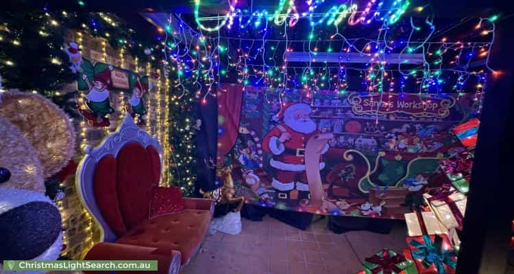 Christmas Light display at 36 Colonial Drive, Bligh Park