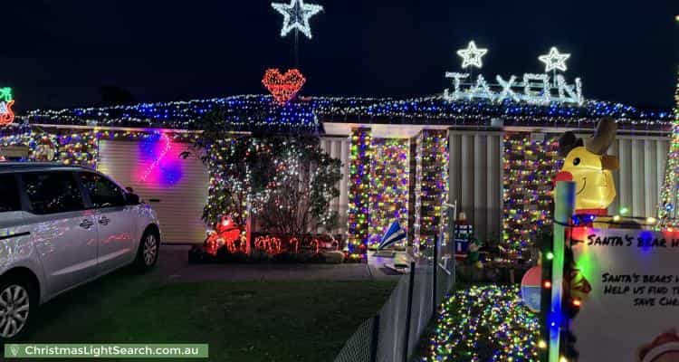 Christmas Light display at 36 Colonial Drive, Bligh Park
