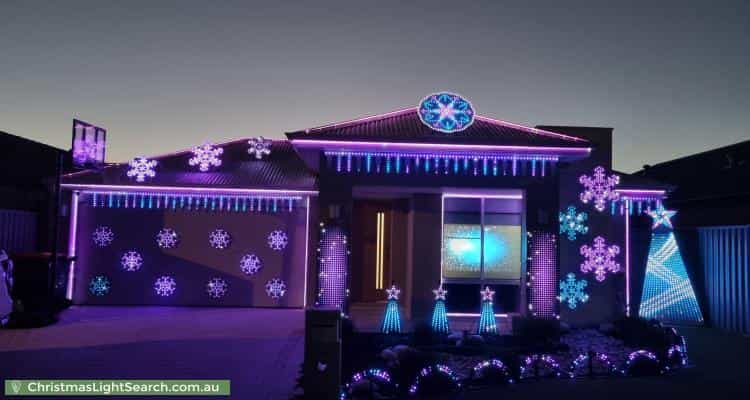 Christmas Light display at 35 Potton Rise, Alkimos