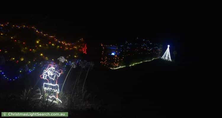 Christmas Light display at 801 Wardell Road, Meerschaum Vale