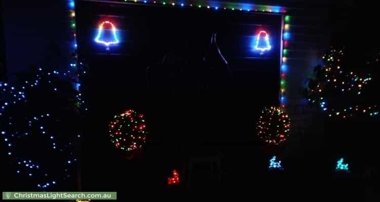 Christmas Light display at 1 Dumaurier Street, Chermside