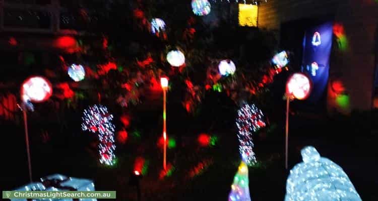Christmas Light display at 1 Dumaurier Street, Chermside