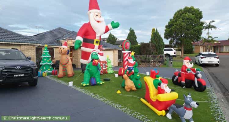 Christmas Light display at 3 Aroona Close, Gwandalan