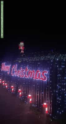 Christmas Light display at 44 Galloway Drive, Ashmore