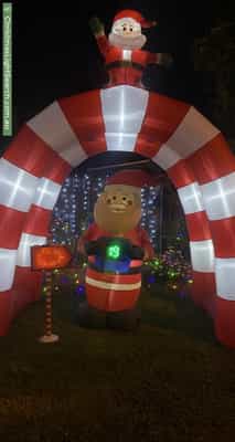 Christmas Light display at 44 Galloway Drive, Ashmore