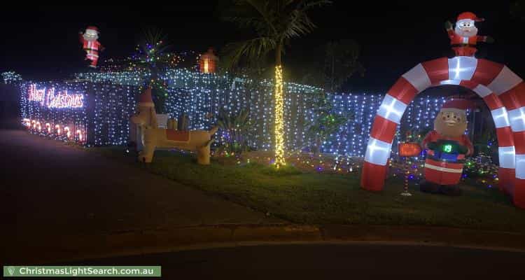 Christmas Light display at 44 Galloway Drive, Ashmore