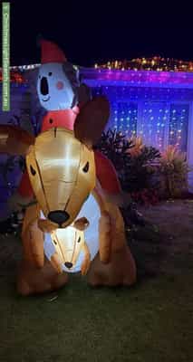 Christmas Light display at 10 Oldfield Chase, Brabham