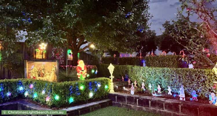 Christmas Light display at 10 Hector Court, Kellyville
