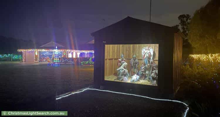 Christmas Light display at 50 Bowman Road, Londonderry