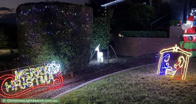 Christmas Light display at 39 Herschell Circuit, Flynn