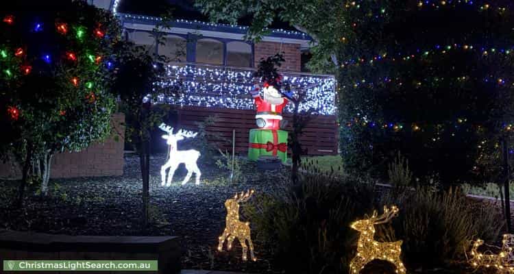 Christmas Light display at 39 Herschell Circuit, Flynn