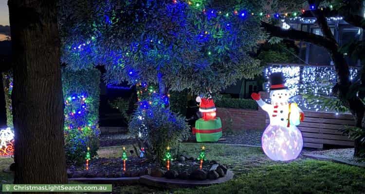 Christmas Light display at 39 Herschell Circuit, Flynn
