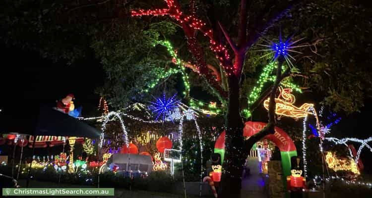 Christmas Light display at 17 Stephenson Street, Birrong