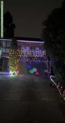 Christmas Light display at 4 Arnott Court, Wheelers Hill
