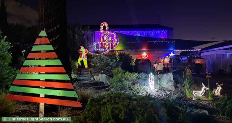 Christmas Light display at  Sherwin Place, Melba