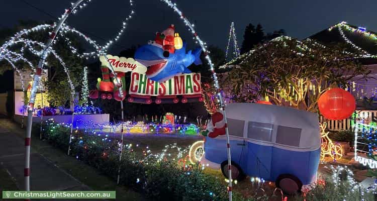 Christmas Light display at 17 Stephenson Street, Birrong