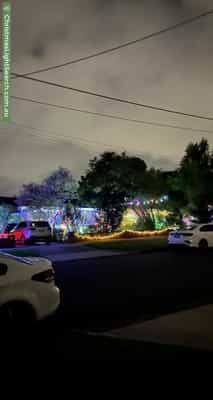 Christmas Light display at 97 Fakenham Road, Ashburton