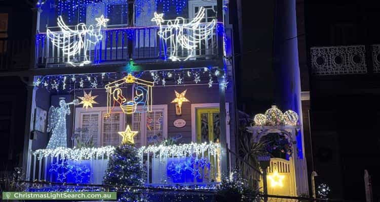 Christmas Light display at 48 Cameron Street, Birchgrove