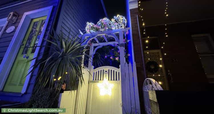 Christmas Light display at 48 Cameron Street, Birchgrove