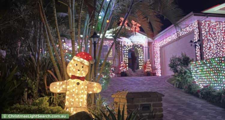 Christmas Light display at 4 Creswell Court, Tannum Sands