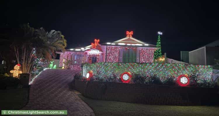 Christmas Light display at 4 Creswell Court, Tannum Sands