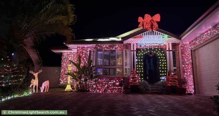 Christmas Light display at 4 Creswell Court, Tannum Sands