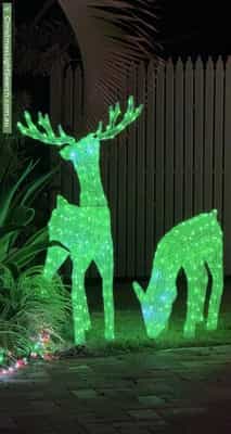 Christmas Light display at 4 Creswell Court, Tannum Sands