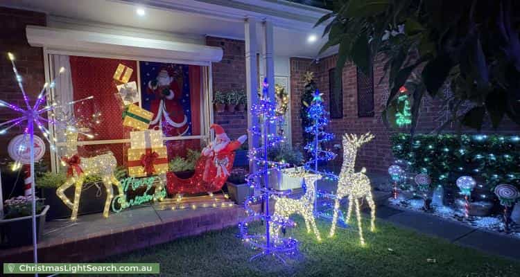 Christmas Light display at 40 Strathaird Drive, Narre Warren South