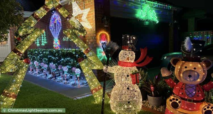 Christmas Light display at 40 Strathaird Drive, Narre Warren South