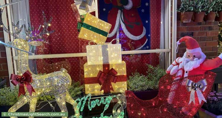 Christmas Light display at 40 Strathaird Drive, Narre Warren South
