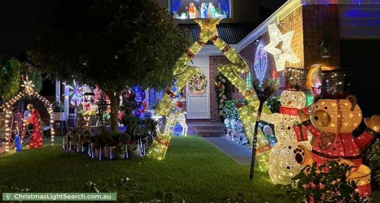 Christmas Light display at 40 Strathaird Drive, Narre Warren South