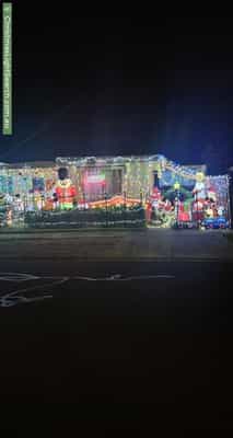 Christmas Light display at 36 Black Forest Road, Werribee