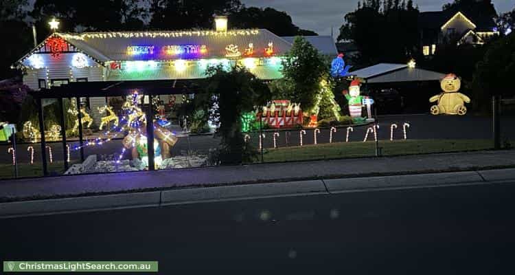 Christmas Light display at 43 Browns Lane, Plenty