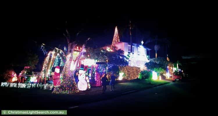 Christmas Light display at 35 Wentworth Street, Wallsend