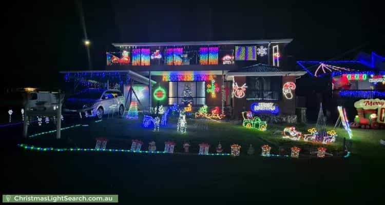 Christmas Light display at 11 Carter Crescent, Padstow Heights