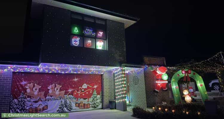 Christmas Light display at 34 Greg Urwin Circuit, Casey