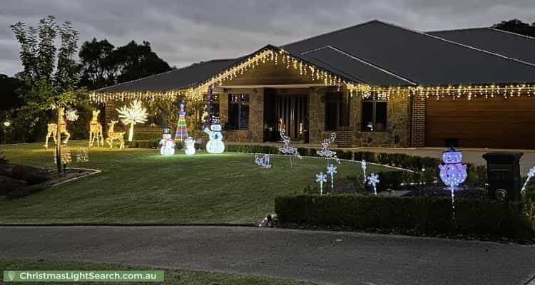 Christmas Light display at 21 Plenty Views Boulevard, Plenty
