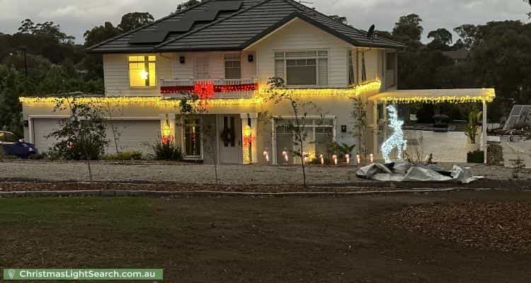 Christmas Light display at 24 Plenty Views Boulevard, Plenty