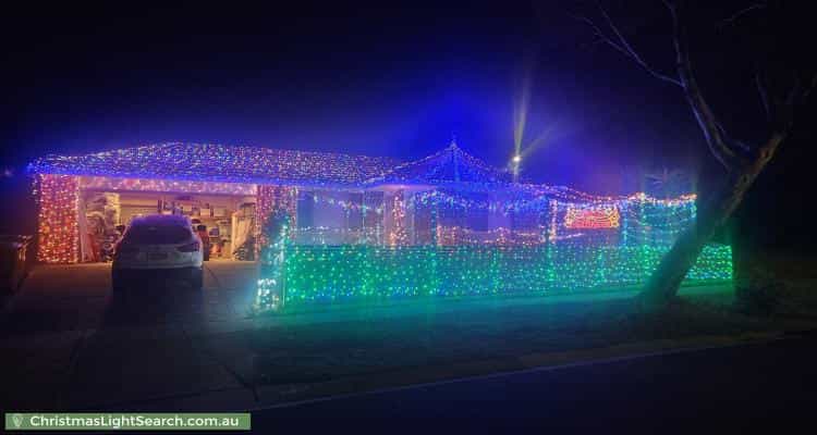 Christmas Light display at  Sandalwood Grove, Carrum Downs